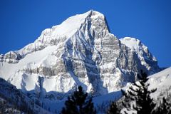 18 Haddo Peak With Mount Aberdeen Morning From Trans Canada  Highway Just Before Lake Louise on Drive From Banff in Winter.jpg